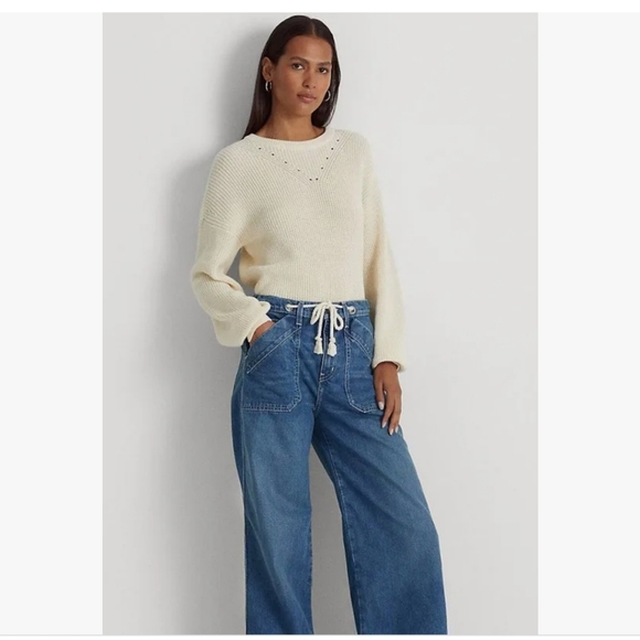 Lauren Ralph Lauren Denim - Ralph Lauren Wide Leg Jeans